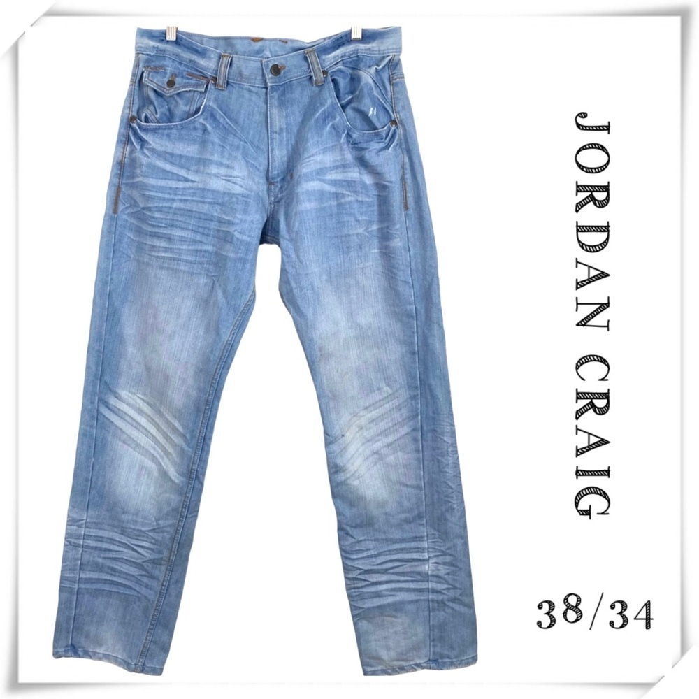 JORDAN Craig Slim Straight Jeans in Light Washed RN#79771